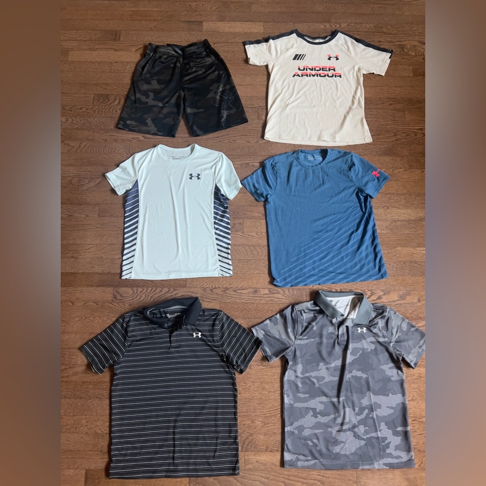 Under Armour Boys Polos and Tees